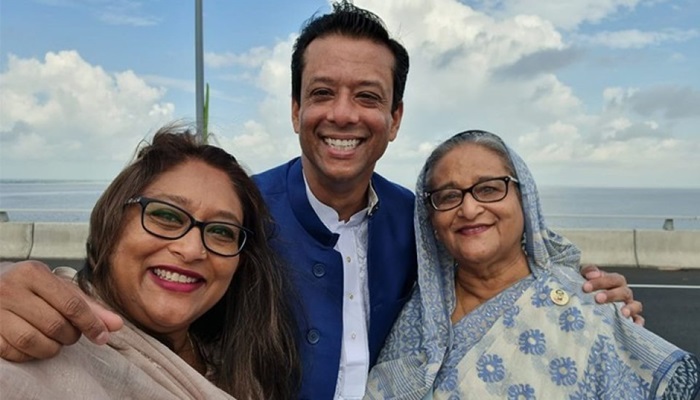 শেখ হাসিনা কোথায়, জানালেন পুত্র জয়