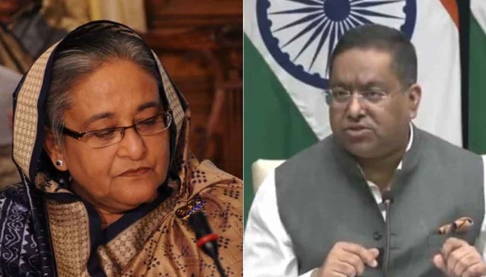শেখ হাসিনা ভারতে আছেন, থাকবেন: ভারতের পররাষ্ট্র মন্ত্রণালয়
