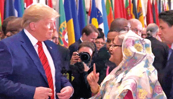 শেখ হাসিনা এখনো বাংলাদেশের প্রধানমন্ত্রী, বলেননি ডোনাল্ড ট্রাম্প
